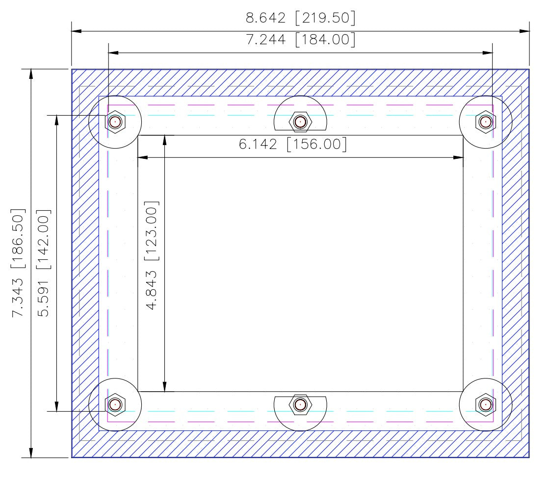 Allen Bradley PanelView Plus 7 6.5" Touch to Allen Bradley PanelView Plus 6 and 7 Keypad and Touch (AP2009-1024-IN)