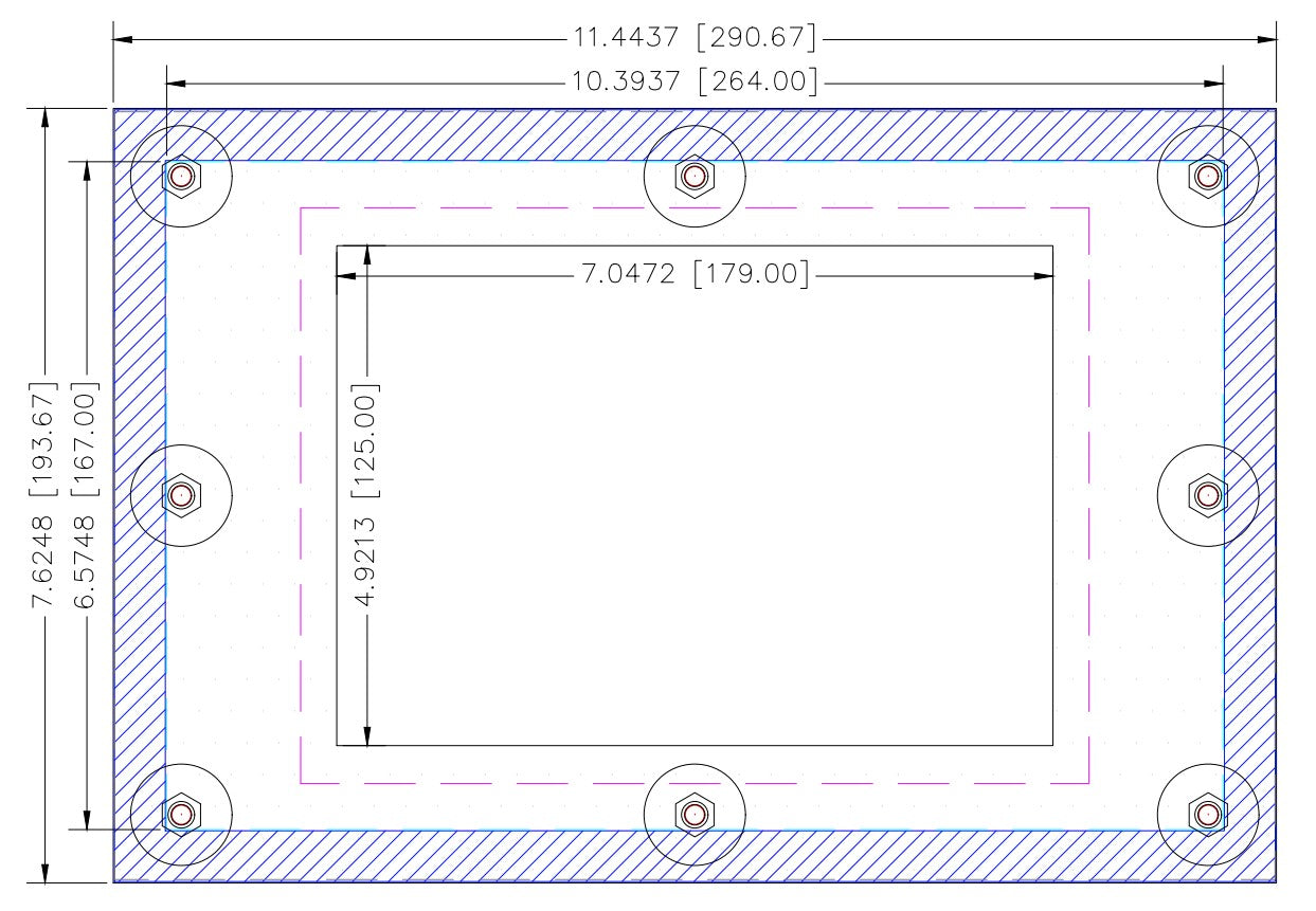 Allen Bradley PanelView Standard 600 Keypad to Allen Bradley PanelView 800 7" Touch (AP2016-1021-IN)