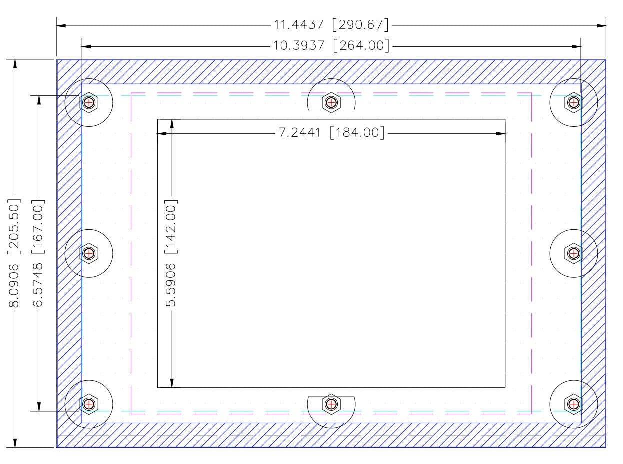 Allen Bradley PanelView Plus 700 Keypad to Allen Bradley PanelView Plus 7 6.5" Touch (AP2019-2009-IN)