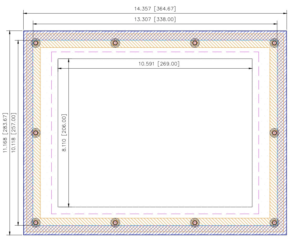 Allen Bradley Panelview Plus 1000 Touch to Allen Bradley PanelView 800 10" Touch (AP3017-2027-BP)