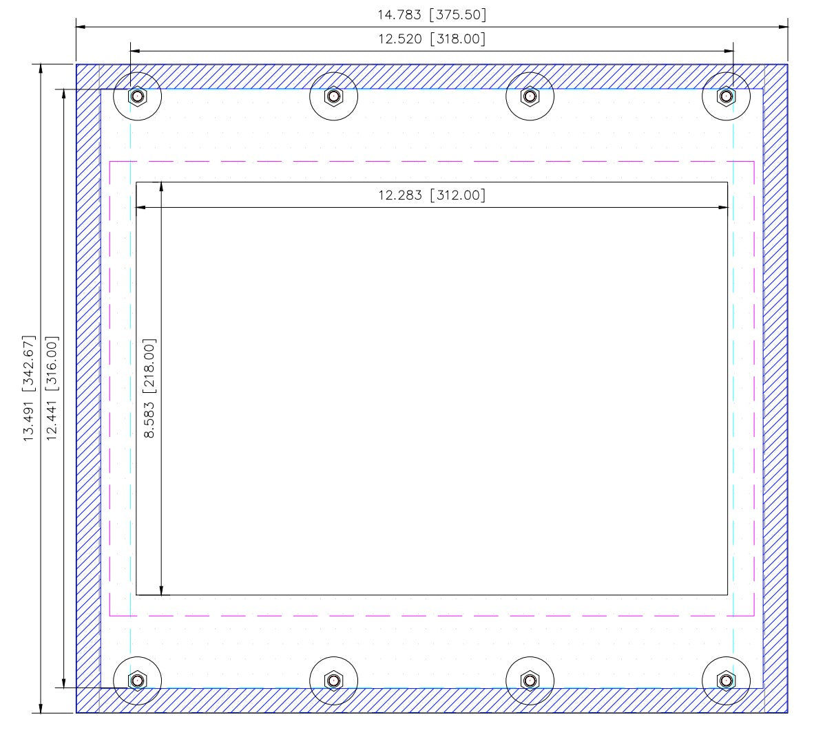 Allen Bradley PanelView Standard 1200 Touch to PanelView Plus 7 12.1" Touch (AP3022-3005-IN)