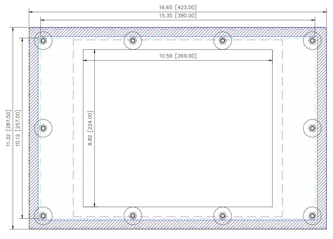 Allen Bradley PanelView Standard 10" Keypad to Allen Bradley PanelView Plus 7 10" Touch (AP4004-2028-IN)