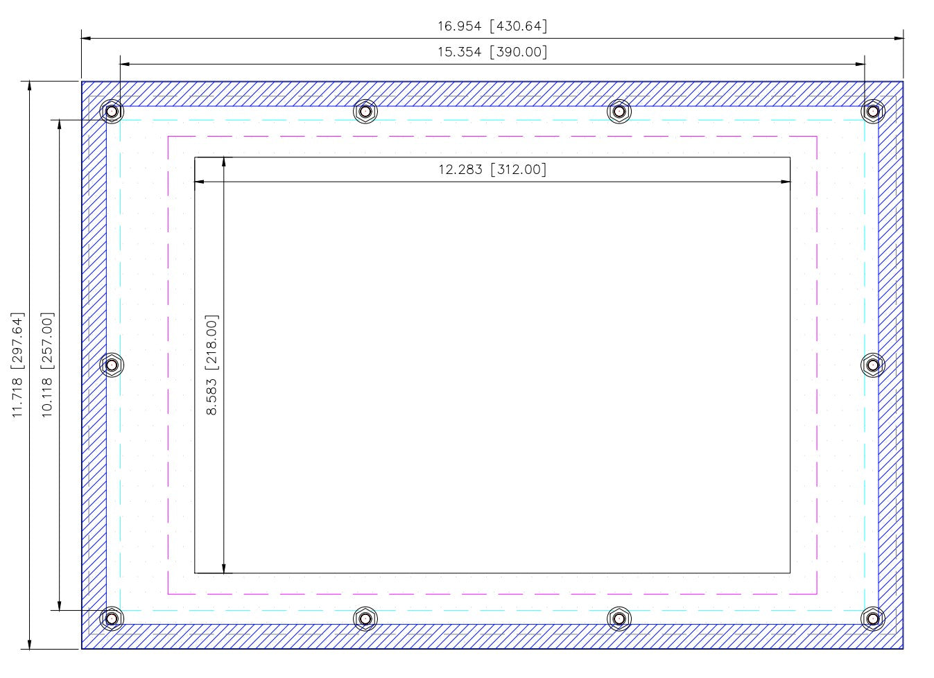 Allen Bradley PanelView Standard 10" Keypad to Allen Bradley PanelView Plus 7 12.1" Touch (AP4004-3005-SM)