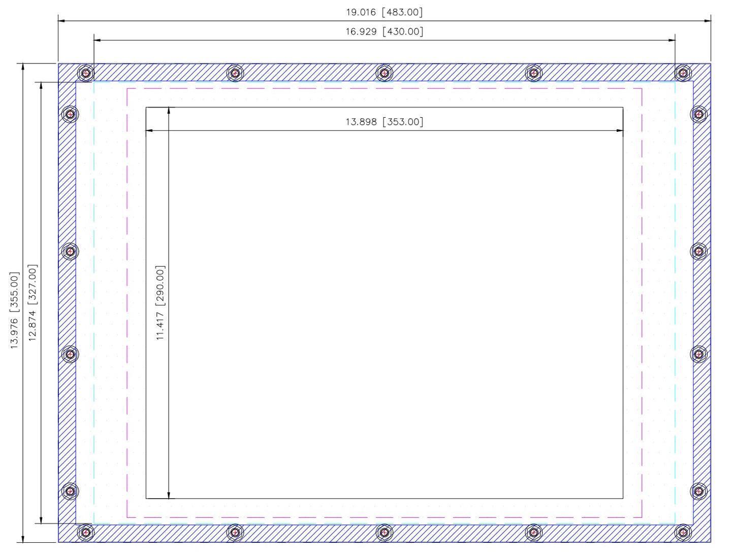 Allen Bradley PanelView Standard 1400e Keypad to Allen Bradley PanelView Plus 7 15" Touch (AP4016-3021-SM)