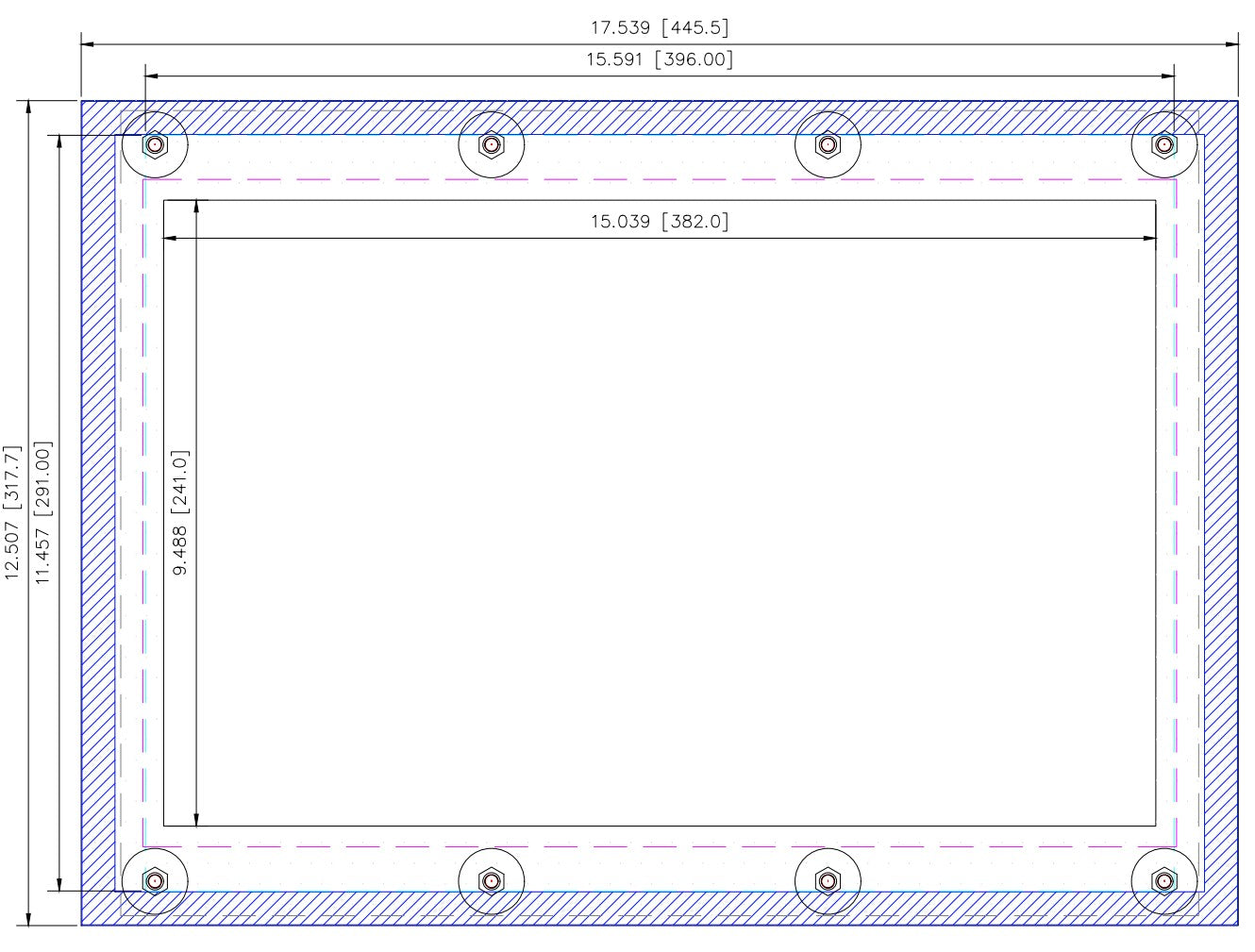 Siemens Comfort and ITC 1500 15" Touch to Siemens IPC 277E and ITC 1500 15" Touch (AP4033-3062-IN)