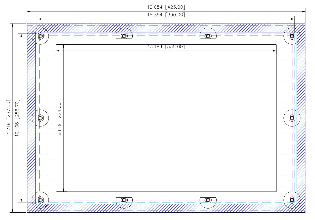 Allen Bradley PanelView 10" Keypad to Allen Bradley PanelView Plus 7 10" Keypad (AP4004-3013-IN)