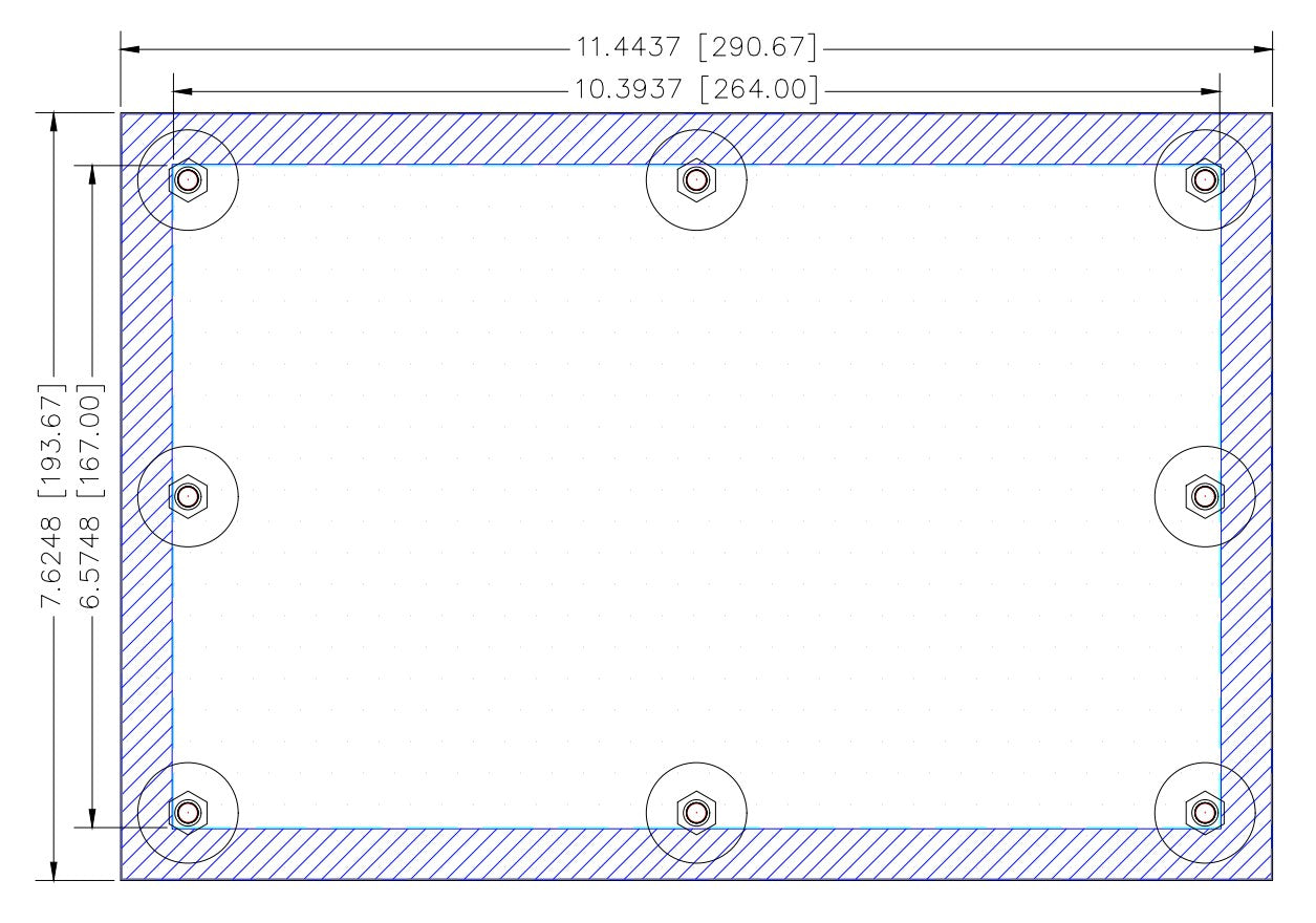 Cover Plate - Allen Bradley PanelView Plus 700 Keypad (CP2019-0000-IN)
