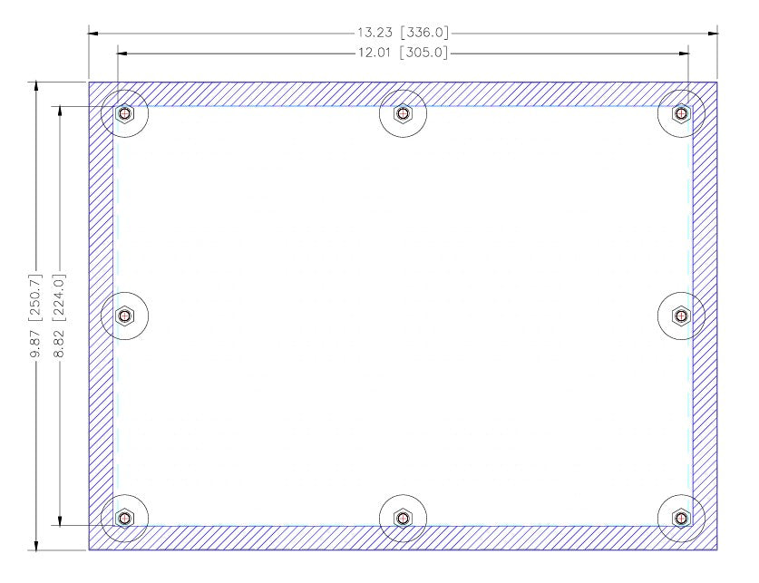 Cover Plate - Allen Bradley PanelView Touch (CP3011-0000-IN)