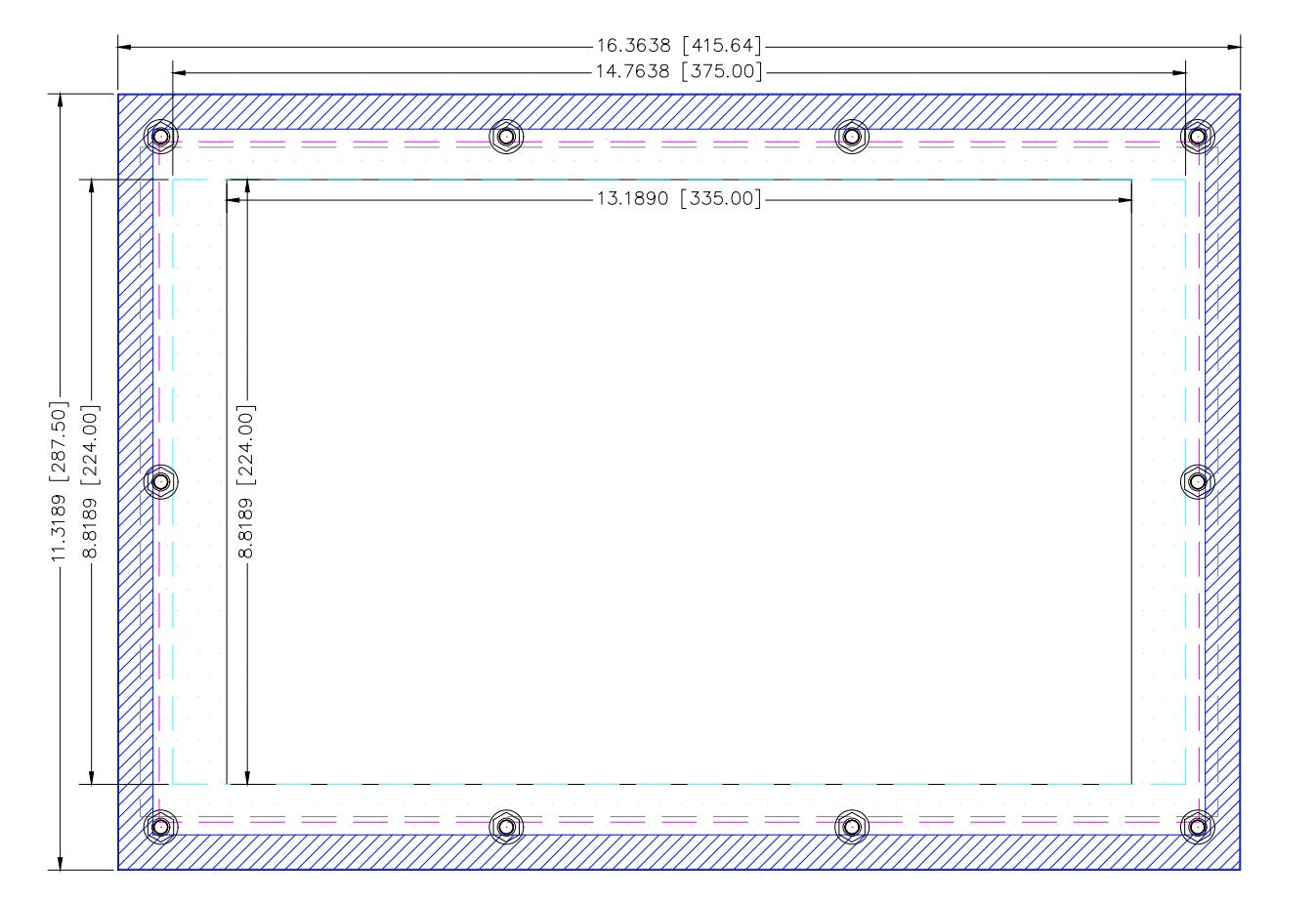 Allen Bradley PanelView Plus 6 1000 Keypad to Allen Bradley PanelView Plus 7 10.4 " Keypad (AP3010-3013-SM)