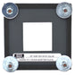 Adapter Plate - 1/4 DIN to 1/16 DIN