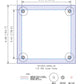 Cover Plate - 1/2 DIN