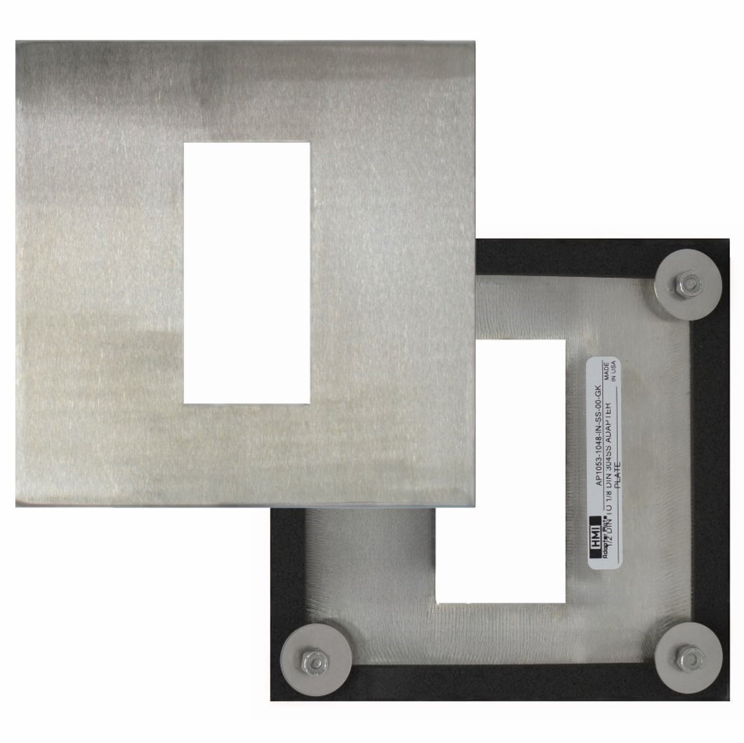 Adapter Plate - 1/2 DIN to 1/8 DIN – HMI Adapter Plate, LLC.