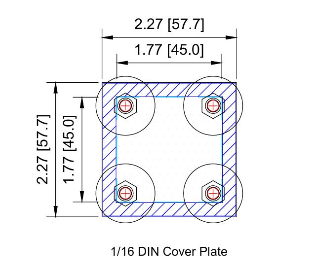 Cover Plate - 1/16 DIN