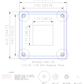 Adapter Plate - 1/4 DIN to 1/16 DIN