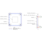 Adapter Plate - 1/4 DIN to 1/32 DIN